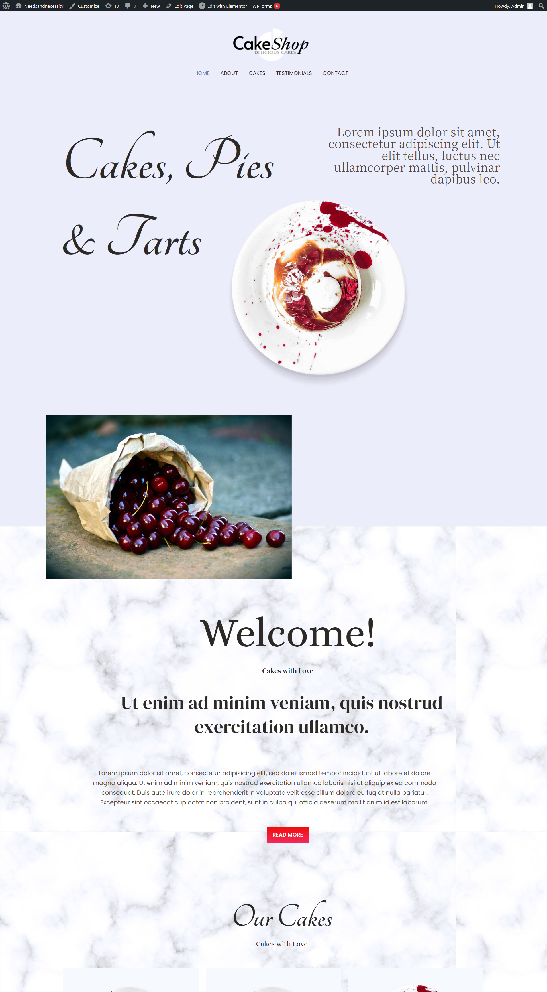 cake website